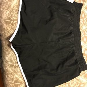 Children’s black athletic shorts